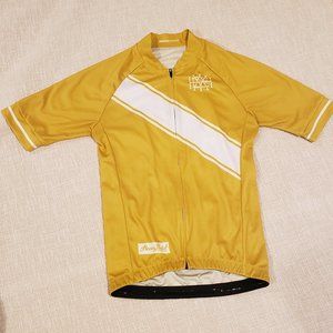 Yellow Cycling Jersey - Heavy Pedal - Men's XS/Women's Small
